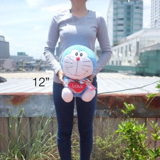 ตุ๊กตา Doraemon โดเรมอน ท่านั่ง ถือหัวใจ 24/27นิ้ว Valentine วาเลนไทน์ ของขวัญวาเลนไทน์ ตุ๊กตาไซส์ใหญ่ ตุ๊กตาจัมโบ้