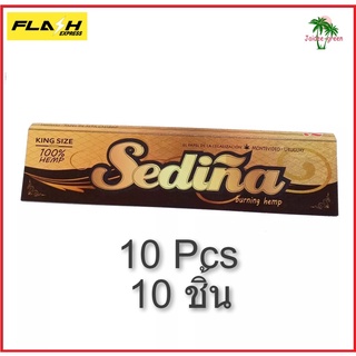 กระดาษโรล Sedina Hemp King Size Slim rolling papers (110 x 44mm), 10 books x 32 papers  Fast Delivery