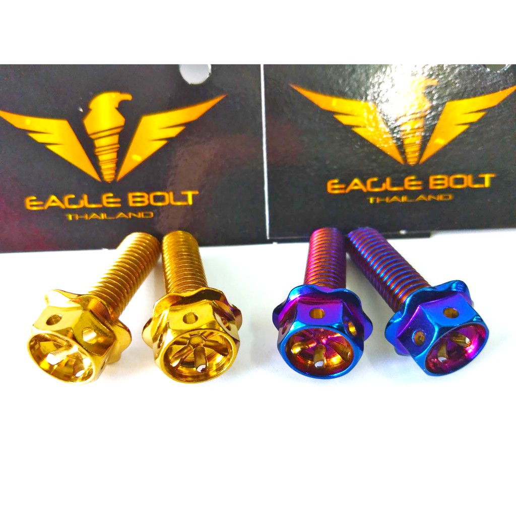 น๊อต สแตนเลส ยึด คาลิปเปอร์ ปั๊มดิสหน้า ติดกับกระบอกโช๊คหน้า (1คู่) - รูปที่ 2