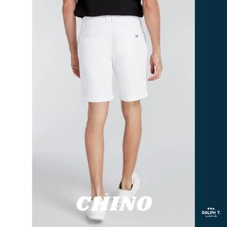 [เพิ่มสี] กางเกงขาสั้นผู้ชาย รุ่น London - RALPH T OFFICIAL กางเกงผู้ชาย สีขาว men shorts กางเกงชิโน่