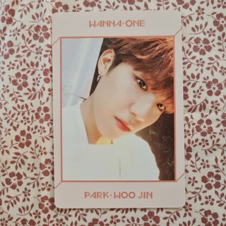 [แท้] โฟโต้การ์ด พัคอูจิน Park Woojin WANNA ONE Undivided Album Photo Card