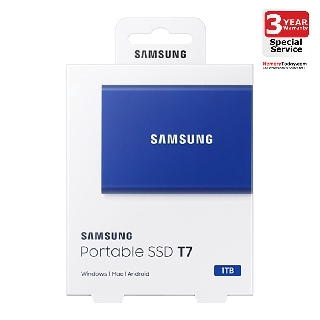 SAMSUNG Portable SSD T7 1TB / Blue (MU-PC1T0H/WW)