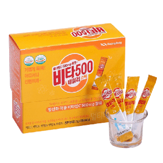 Vitamin C แบบผงขนาดทดลองทาน Vita 500 daily stick (Multi Vitamin) 2 กรัม  