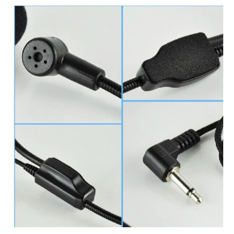 ไมค์ ไมโครโฟนคาดหัว สำหรับลำโพงช่วยสอน headworn 3.5mm ไมค์คาดหัว คล้องหู คาดศรีษะ ลำโพงพกพา