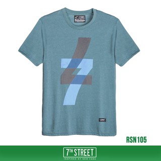 7th Street เสื้อยืด รุ่น RSN105 ทอปเทาฟ้า ของแท้ 100%