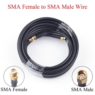 สายเคเบิลโคแอกเชียล RG58 50-3 RF SMA ตัวเมีย เป็นตัวผู้ 3-20 ม. สําหรับเสาอากาศขยายสัญญาณเครื่องขยายเสียงเซลลูลาร์ 4G LTE