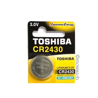 พร้อมส่ง&gt; ถ่านกระดุม Toshiba CR2430 1 ก้อน