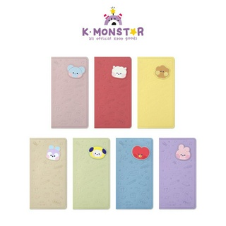 BT21 minini LEATHER PATCH PASSPORT COVER LARGE