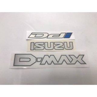 สติ๊กเกอร์ดั้งเดิม ISUZU D-MAX DDi สีฟ้า สำหรับติดฝาท้ายรถ ISUZU D-MAX DDi BLUEPOWER ปี2015-2018