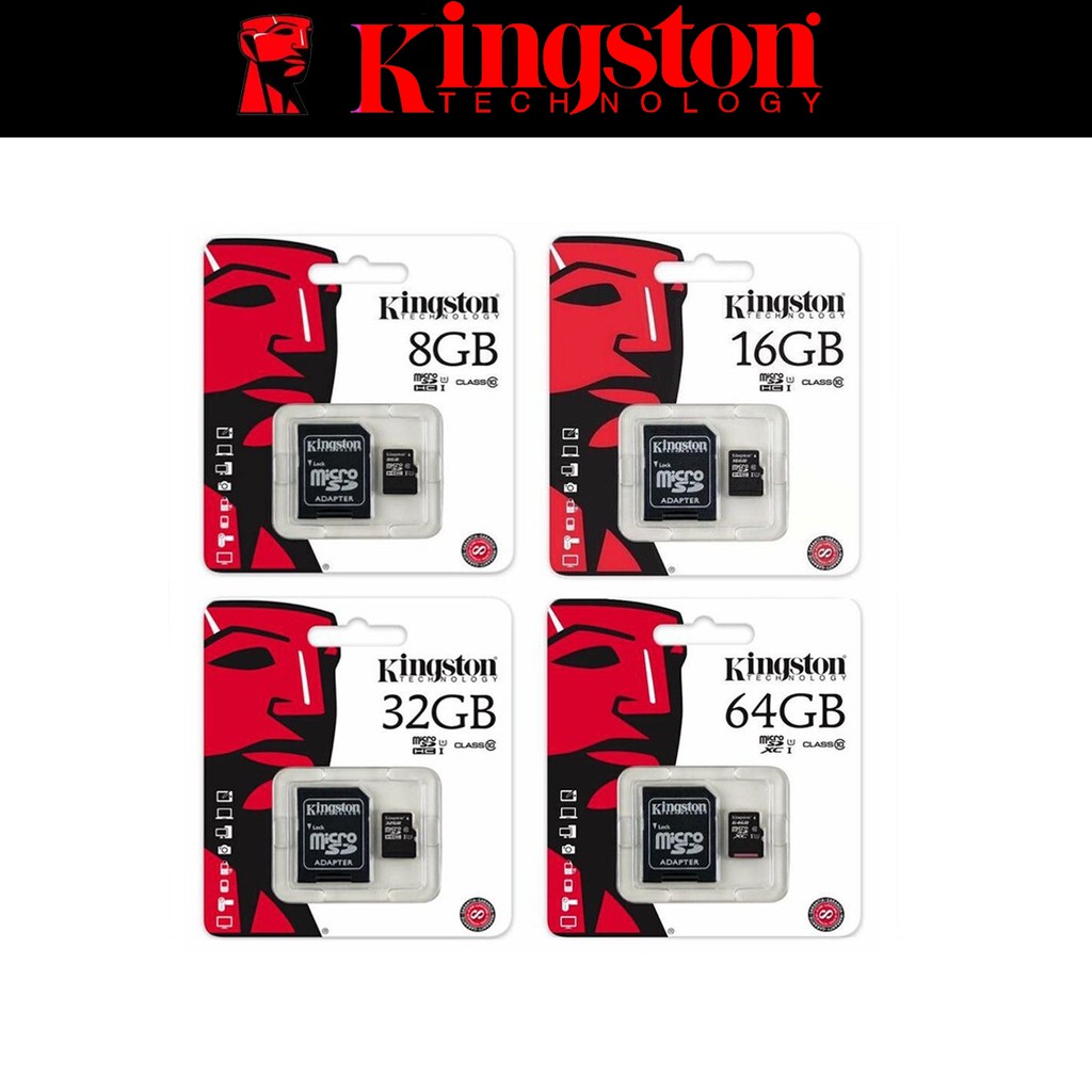 【local Stock】kingston Memory Card Sd Card Class 10 Original High Speed Sdhc 16gb32gb64gb128gb 8261