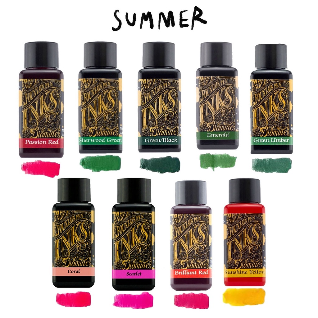 DIAMINE حبر قلم حبر Summer Tone ‏30 مل — صورة 7
