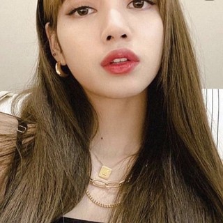 seadada สร้อยคอโซ่ ดาราเ lisa สร้อยคอเดียวกัน 14k lisa chain necklace