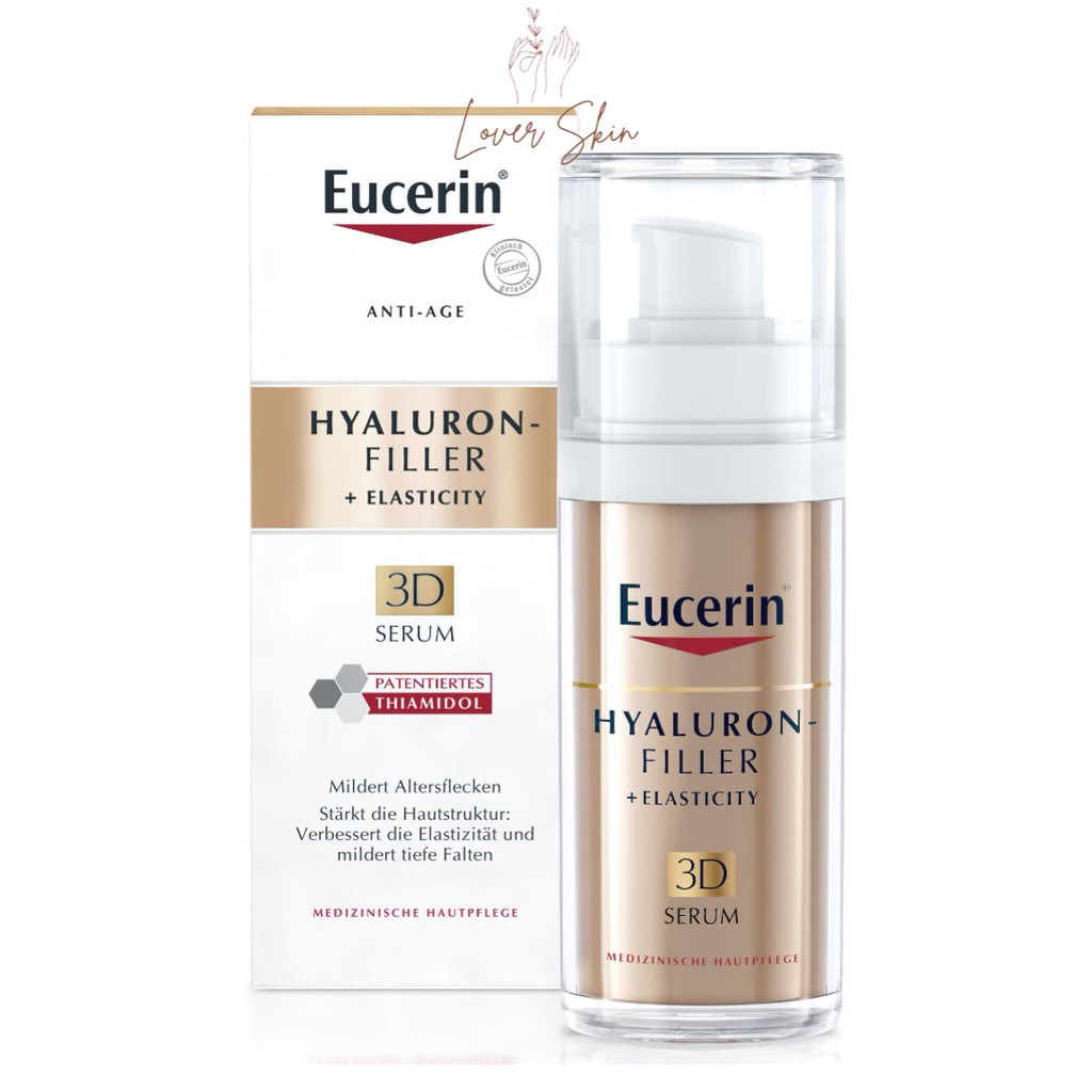 NEW!! Eucerin Hyaluron Radiance-lift Filler 3D Serum + Eucerin Hyaluron ...