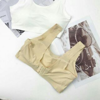 􀔃􀆻ใหม่􏿿สปอร์ตบราไร้ขอบตะขอหลัง👙
