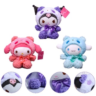 หมอนตุ๊กตานุ่ม รูปการ์ตูน Sanrio Kuromi Melody Cinnamoroll น่ารัก เหมาะกับเป็นของขวัญ สําหรับเด็กผู้หญิง