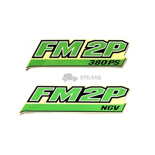 สติ๊กเกอร์ ติดข้างประตู FM2P NGV / FM2P 380PS ฮีโน่ เมก้า ของแท้ HINO MEGA STICKER (ราคาต่อแผ่น)