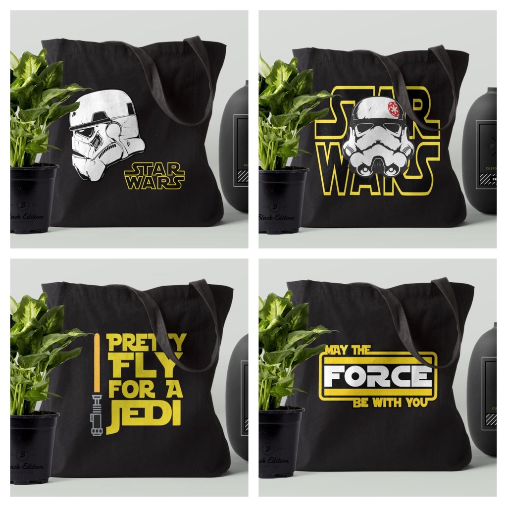 Star Wars Canvas Tote Bags Tuition Students Bags
