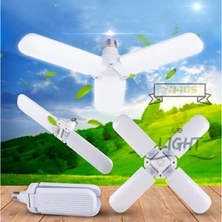 หลอดไฟ LED ทรงใบพัด(ไม่รวมขั้ว) พับเก็บได้ Deformable lamp ประหยัดพลังงานไฟ ปรับมุมโคมไฟได้หลอดไฟถูกออกแบบที่ให้ทันสมัยแ