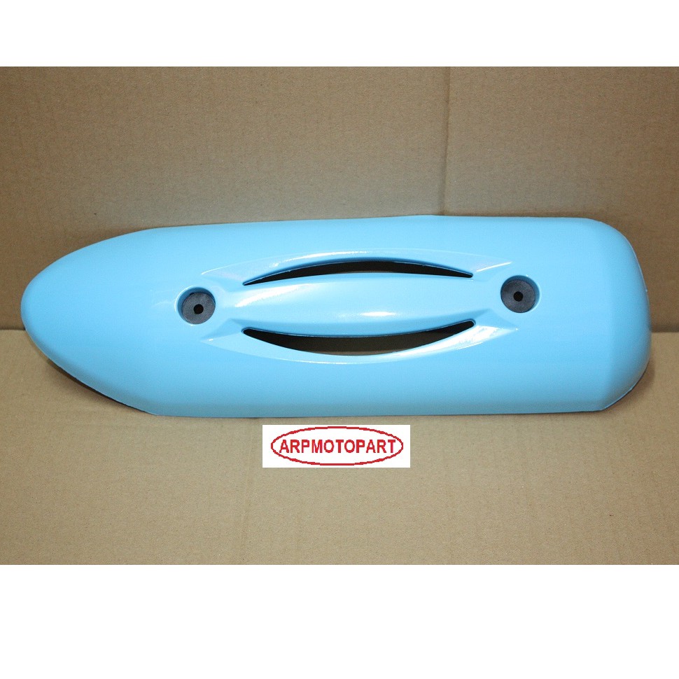 เเผ่นกันร้อนท่อไอเสีย SCOOPY-I สกู๊ปปี้-ไอ # สีฟ้าอ่อน B203M # ปี 2009-2011 # 3600-079-ZWB4