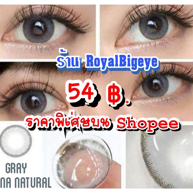 คอนแทคเลนส์ Luna Natural Gray - Gaezz Secret เลนส์สีเทาขนาดมินิ นัวธรรมชาติ