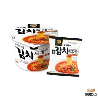 omori kimchi stew cup ramen โอโมริ กิมจิ สตูว์ ราเมน บะหมี่กึ่งสำเร็จรูปพร้อมซองเครื่องปรุงรสกิมจิ (ตรา ยูอัส)