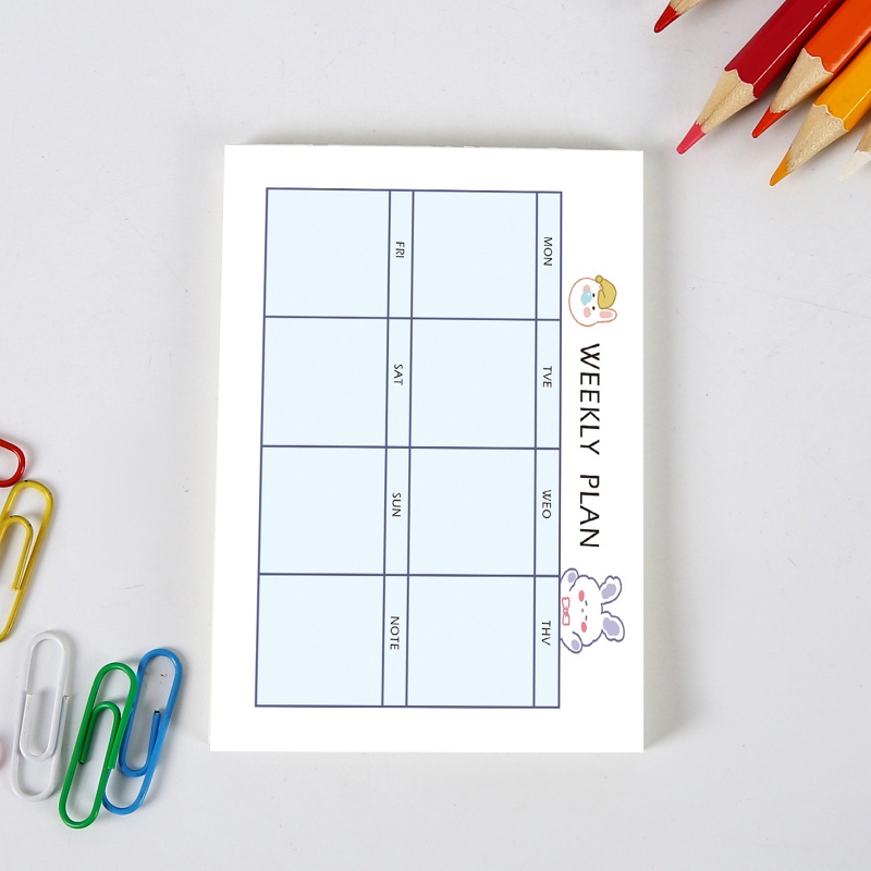 กระดาษโน้ต ลายผลไม้ ฉีกได้ ไม่เหนียวติด