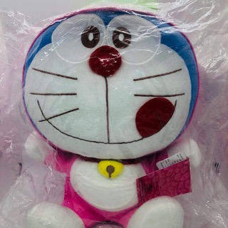 ตุ๊กตาdoraemon โดเรมอน ผลไม้ สีชมพู ขนาด 12 นิ้ว