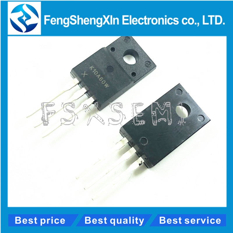 10 ชิ้น/ล็อต K10A60W TK10A60W TO-220F ตัวควบคุมการสลับ