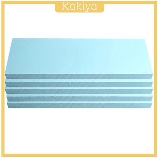 [Kokiya] ฐานโฟม Diy สีฟ้าความหนาแน่นสูง 5 ชิ้นสําหรับทํางานฝีมือไดโอรามา