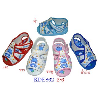 รองเท้ารัดส้นเด็กกีโต้มีเสียง(รหัส 862)