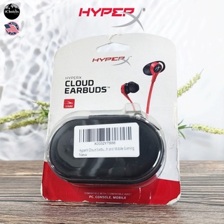 [HyperX] Cloud Earbuds Gaming Headphones with Mic for Nintendo Switch and Mobile Gamingชุดหูฟังแบบเอียร์บัด