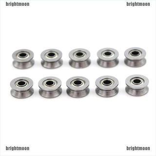 brightmoon hcs deep v groove อุปกรณ์ลูกรอกแบริ่งสําหรับใช้ในการซ่อมแซม 3x12x4 มม. 10 ชิ้น