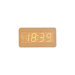 ส่งฟรี นาฬิกาแขวน พลาสติก LED 21x11 CM น้ำตาล HOME LIVING STYLE | HOME LIVING STYLE | ISP/HP/FD-029-007-1 นาฬิกา ของแต่ง