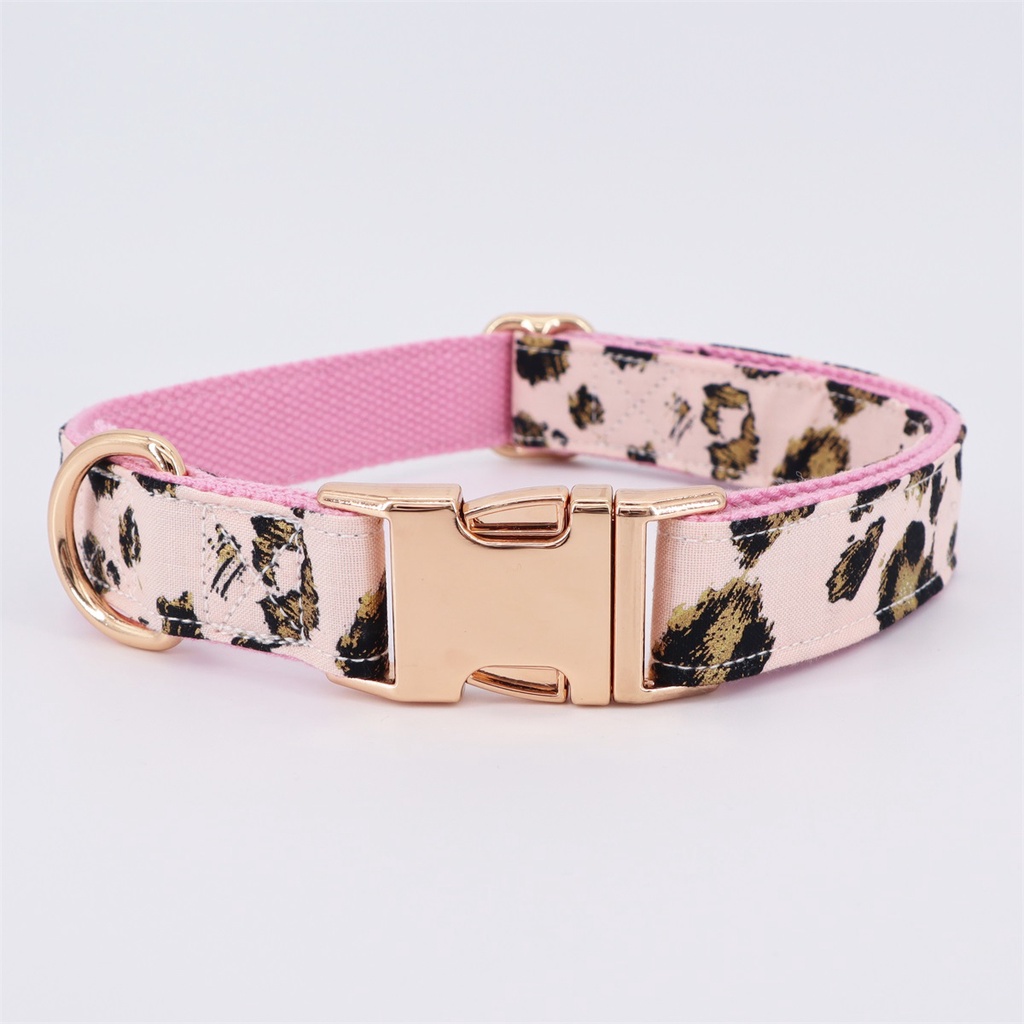TFTH Small Dog Collar Leash Metal Buckle Hardware Sets Straps Swivel
