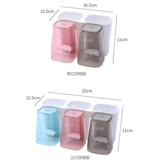 ชั้นวางของ ที่เก็บแปรงสีฟัน แบบดูดติดผนัง ชั้นวางของในห้องน้ำ ชุดแปรงฟัน ที่ใส่แปรงสีฟันอุปกรณ์จัดเก็บในห้องน้ำแขวน