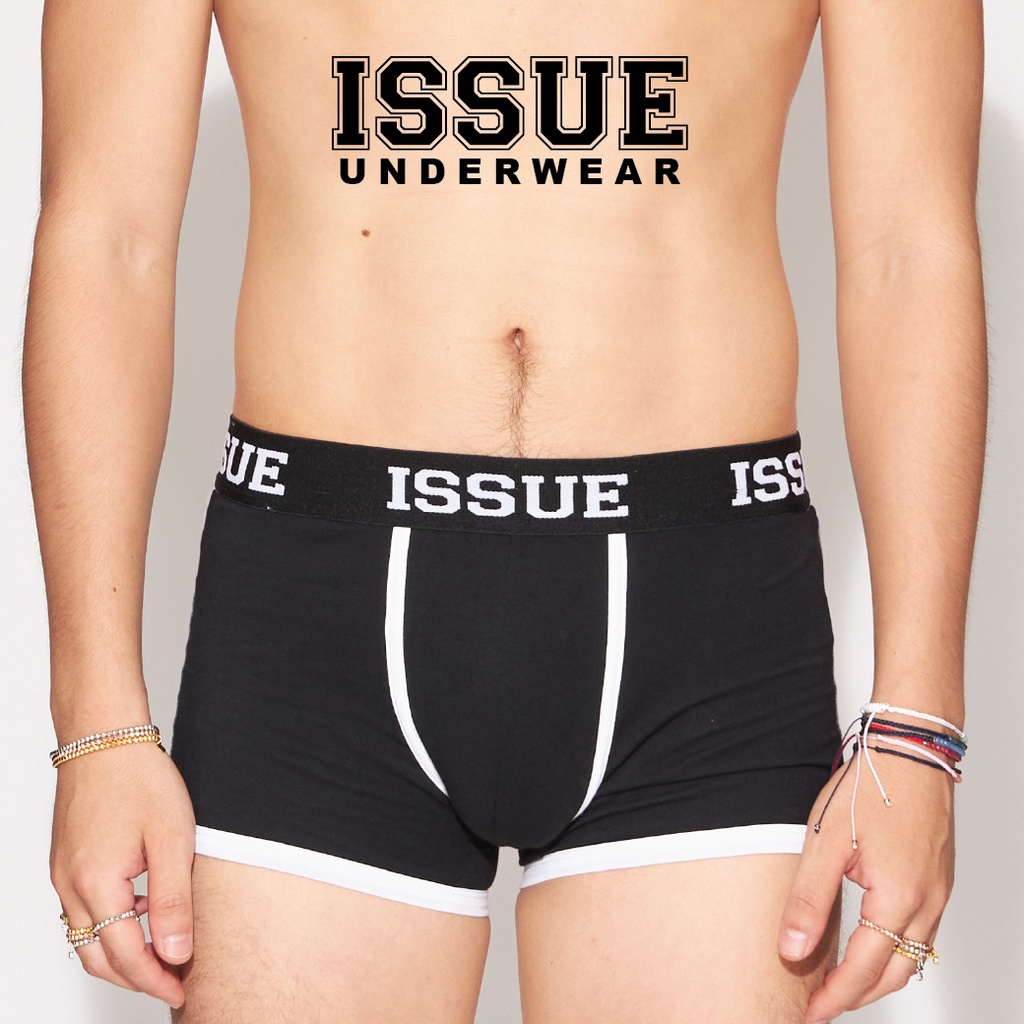 Exclusive ISSUE UNDERWEAR  Trunk Basic กางเกงชั้นในชาย สีดำ