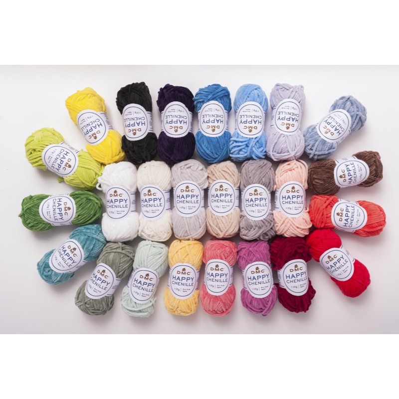 DMC Happy Chenille ไหมพรมกำมะหยี่ mini ขนาด 15g ถักตุ๊กตา Amigurumi ราคา ถูกที่สุด ดีลบีเคเค แกลเลอรีภาพที่ 3