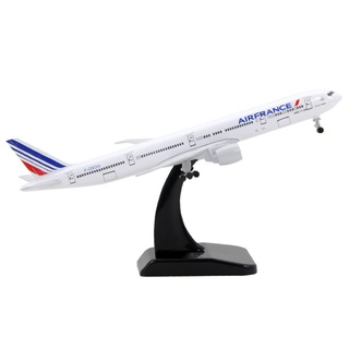 โมเดลเครื่องบิน Air France ขนาด 20ซม. scale 1 : 400 ทำด้วยเหล็กอัลลอยด์ มีล้อ มีขาตั้งให้  เหมาะในการสะสม ตั้งโชว์ในบ้าน