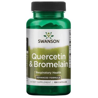 Swanson Premium , Quercetin &amp; Bromelain [ 100 Capsules ] Now Foods, Quercetin with Bromelain