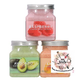 Beauty Buffet Scentio Raspberry Pore Minimizing Sherbet Scrub ขัดผิวกาย เซนทิโอ ราสเบอร์รี่ เชอร์เบท บอดี้ สครับ 350ml.