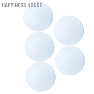 Happiness House ลูกกอล์ฟลอยน้ํา อุปกรณ์เสริม สําหรับฝึกตีกอล์ฟ ในร่ม กลางแจ้ง 5 ชิ้น ต่อชุด