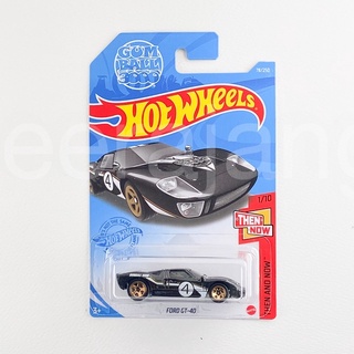 Hotwheels Ford GT-40 (Black Color with No 4 and Gumball 3000 pattern)