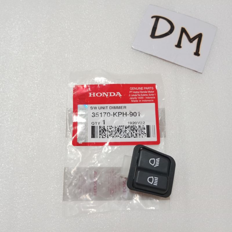 TOMBOL Original Honda Karisma 35170-KPH-901 Far Near สวิตช์ปุ่มหรี่ไฟ