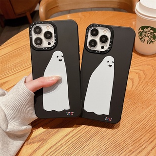 พร้อมส่ง CASETIFY เคสโทรศัพท์มือถือ ซิลิโคนนิ่ม TPU ใส กันกระแทก ลาย【Ghost】 สําหรับ iPhone 13 Pro MAX 12 11 Pro MAX XR X XS MAX 7 8 Plus