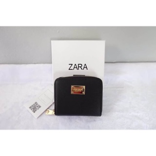 ZARA SMALL WALLET กระเป๋าหนังsaffianoทรงสั้น💕🍭