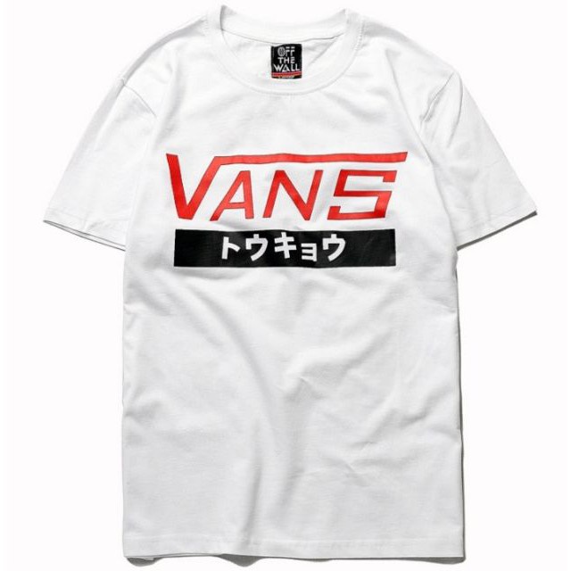 🔥 Vans Limited Edition เสื้อยืดแฟชั่นสไตล์ญี่ปุ่นสําหรับผู้ชาย 🔥