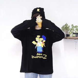 เสื้อแขนยาวลายThe Simpson เซ็ตหมวกบีนนี่