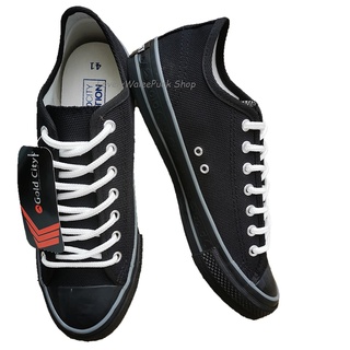 Gold City-No-011 GROUND สีดำ-สีกรม Size 39-44