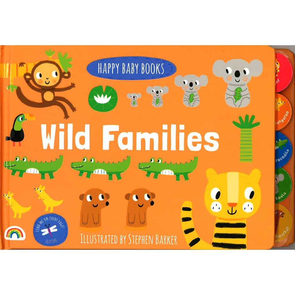 BBW หนังสือ Happy Baby - Wild Families ISBN: 9781784682101
