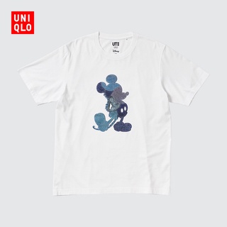 Uniqlo เสื้อยืดแขนสั้น พิมพ์ลาย MICKEY สําหรับผู้ชาย และผู้หญิง (UT)